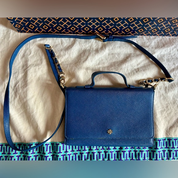 Tory Burch Saffiano Leather Handle Bag - Picture 11 of 11